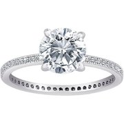 Majestic Micropave Cz Solitaire Eternity