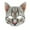 A, variant on Cat Mask Animal Half Face Mask Fancy Dress Animal Tabby Mask Animal Cat Head Mask Halloween Novelty Costume Party Accessory