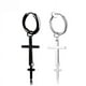 thumbnail image 2 of Pendientes de acero de titanio con personalidad para hombre, pendientes de temperamento moderno, pendientes de cadena de borlas largas para mujer, ajuste ajustable, 2 of 4