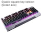 thumbnail image 1 of Teclado Mecánico Real Tecla Redonda De Metal Teclado De Escritura Punk Teclado De Deportes Electrónicos Para Computadora Portátil Cateissary EL013849-01, 1 of 5