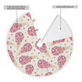 thumbnail image 2 of Rocae Sparkling Ice Cream for Christmas Tree Skirt with Pom Pom Trim for Holiday Party for Holiday Home Decor Indoor Outdoor-36", 2 of 7