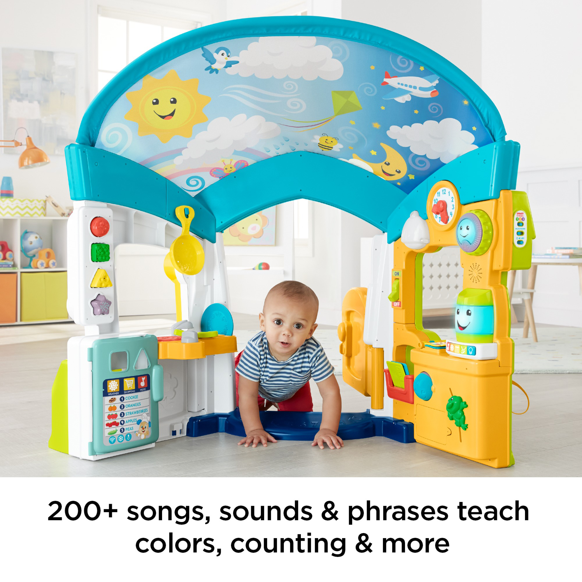 Fisher-Price Laugh & Learn Playhouse Educational Toy for Babies & Toddlers, Smart Learning Home - image 6 of 25