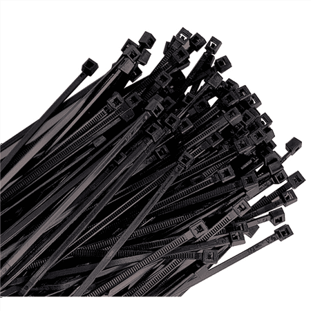 K-Tool 78145 Cable Zip Tie 14" Black 100 Pack 120 lb Tensile Strength