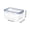 Small, variant on Airtight Kitchen Food Storage Tank, Transparent Plastic Meal Prep Box with Leakproof Lids, for Refrigerator & Pantry Organization, for Storing Fruits, Vegetables, Grains &Leftovers