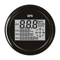 thumbnail image 1 of 85mm Marine Boat Car GPS Speedometer LCD Display 0~999 Km/h Knots MPH Adjustable Digital Speedometer Gauge With Red Backlight ,High Precision, 1 of 7