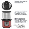 Instant Pot LUX60 Red Stainless Steel 6 Qt 6in1 MultiUse