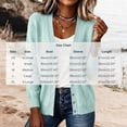 thumbnail image 2 of cocolona Womens Cardigan Sweater V Neck Long Sleeve Button Cozy Sweater Solid Color Casual LightWeight knit Cardigan, 2 of 5