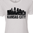 thumbnail image 4 of Inktastic Kansas City Skyline Grunge Women's T-Shirt, 4 of 5