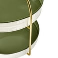 thumbnail image 5 of Better Homes & Gardens 2-Tone 2-Tier Serving Tray Stand - Green, 5 of 5