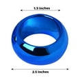 thumbnail image 2 of Efavormart 4 PCS Wholesale Midnight Blue Acrylic Napkin Rings for Place Settings Wedding Receptions Dinner or Holiday Tableware, 2 of 9