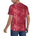 thumbnail image 2 of KLL Abstract Red Marble for Men's Baseball Shirts,Short Sleeve Casual Shirts Button Down Shirt for Men Beach Summer Wedding Shirt-Medium, 2 of 7