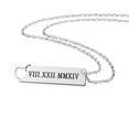 thumbnail image 2 of Personalized Necklace for Women Name Plate Bar Gold/Silver/Rose Gold Custom Necklace, 2 of 2