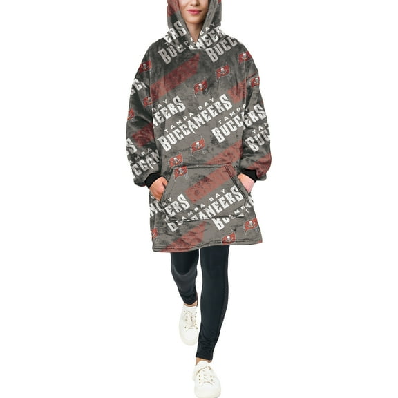 Pegasus Tampa Bay Buccaneers 60" x 80" Repeat Logo Hoodie Bloncho
