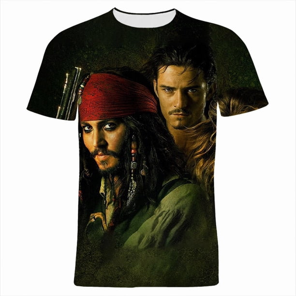 2021 neue Sommer camiseta Für Männer Disney Fluch Der Karibik Junge Mädchen Kinder camisetas Übergroßen frauen kleidung xuanjing unisex