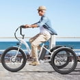 thumbnail image 5 of Gocio 24" Adult Electric Tricycle, Peak 500W Motor, 48V 10.4AH Battery, Max 15Mph，7-Speed Cargo 3-Wheel Electric Bike UL2849 Certified, 5 of 10