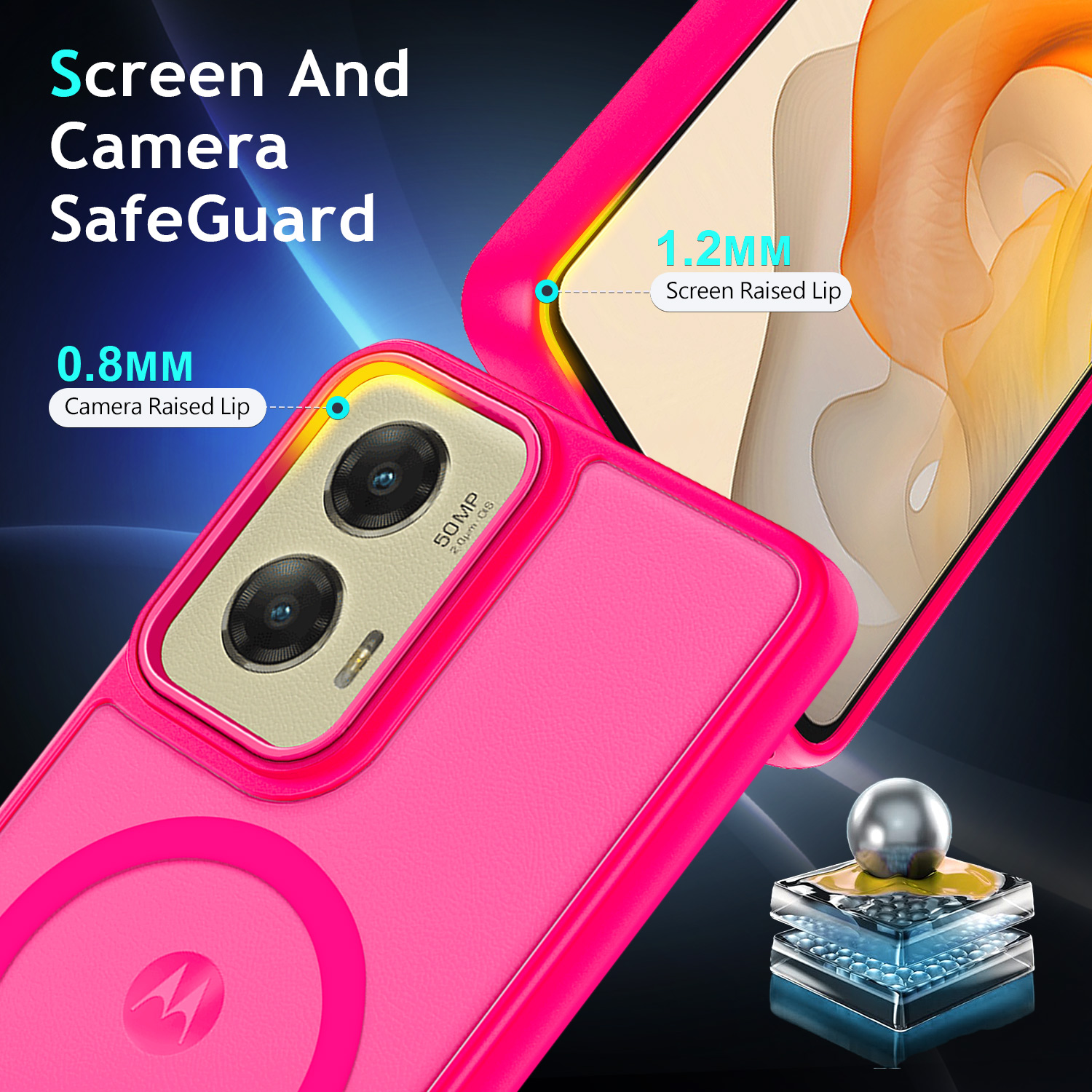 NGB Supremacy Moto G Stylus 5G 2024 Case Pink photo 4