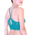 thumbnail image 2 of Angelina Floral Lace Racerback Bralette (3-Pack), 2 of 8