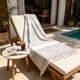 thumbnail image 5 of 70.86x39.37in Cottons Beach Towel Multicolor Diamond Geometric Jacquards Fringe Tassels Lightweight Skines Friendly Soft For Summer Pool Travel Gym, 5 of 6