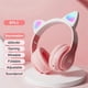 thumbnail image 4 of Cute Cat Gradient Wireless Headsets LED Light Bluetooth Headphones with Mic Kids Stereo Phone Music Game Headset Blue, 4 of 5