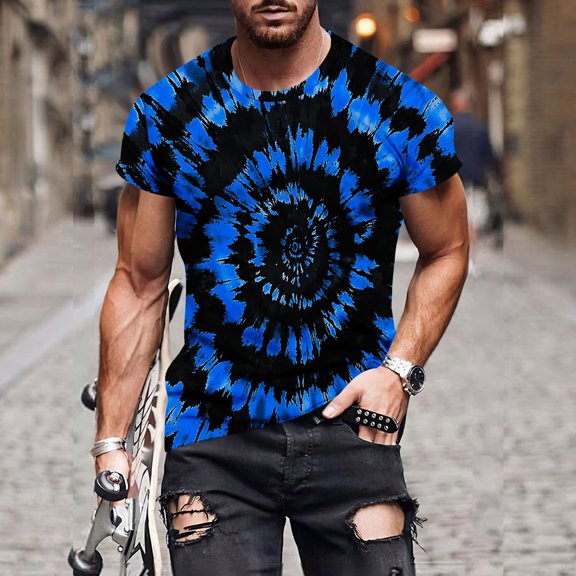 Royisotas Big and Tall Shirts for Men Graphic Tee Fitness Summer Athletic Pullover Fashion Mens T Shirts Short Sleeve