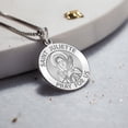thumbnail image 5 of Picturesongold.Com Saint Juliette Religious Medal Necklace Pendants - 1 inch Size of a Quarter in Solid 14K Yellow Gold, 5 of 6
