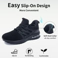 thumbnail image 3 of RomenSi Women's Running Shoes, Easy to Put On, Comfortable Slippers, Walking, Sports, Fashionable Athletic Shoes, Tennis, Jogging, Gym Workout, Size 5.5-11, 3 of 14