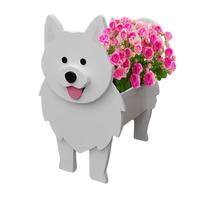 Precio sorpresa!Macetas para plantas,Lindo macetero de flores para perros,Regalos de cumpleaños para mujeres,Decoración interior/exterior