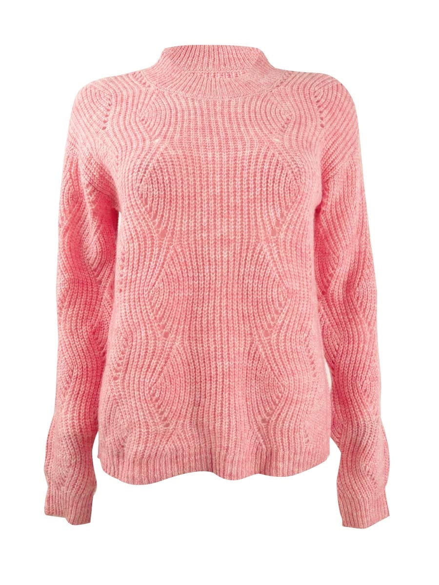 Hippie Rose Juniors' Marled Mock-Neck 