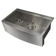 thumbnail image 3 of ZLINE 33 in. Moritz Farmhouse Apron Mount Single Bowl Kitchen Sink with Bottom Grid and Accessories (SLSAP-33), 3 of 9