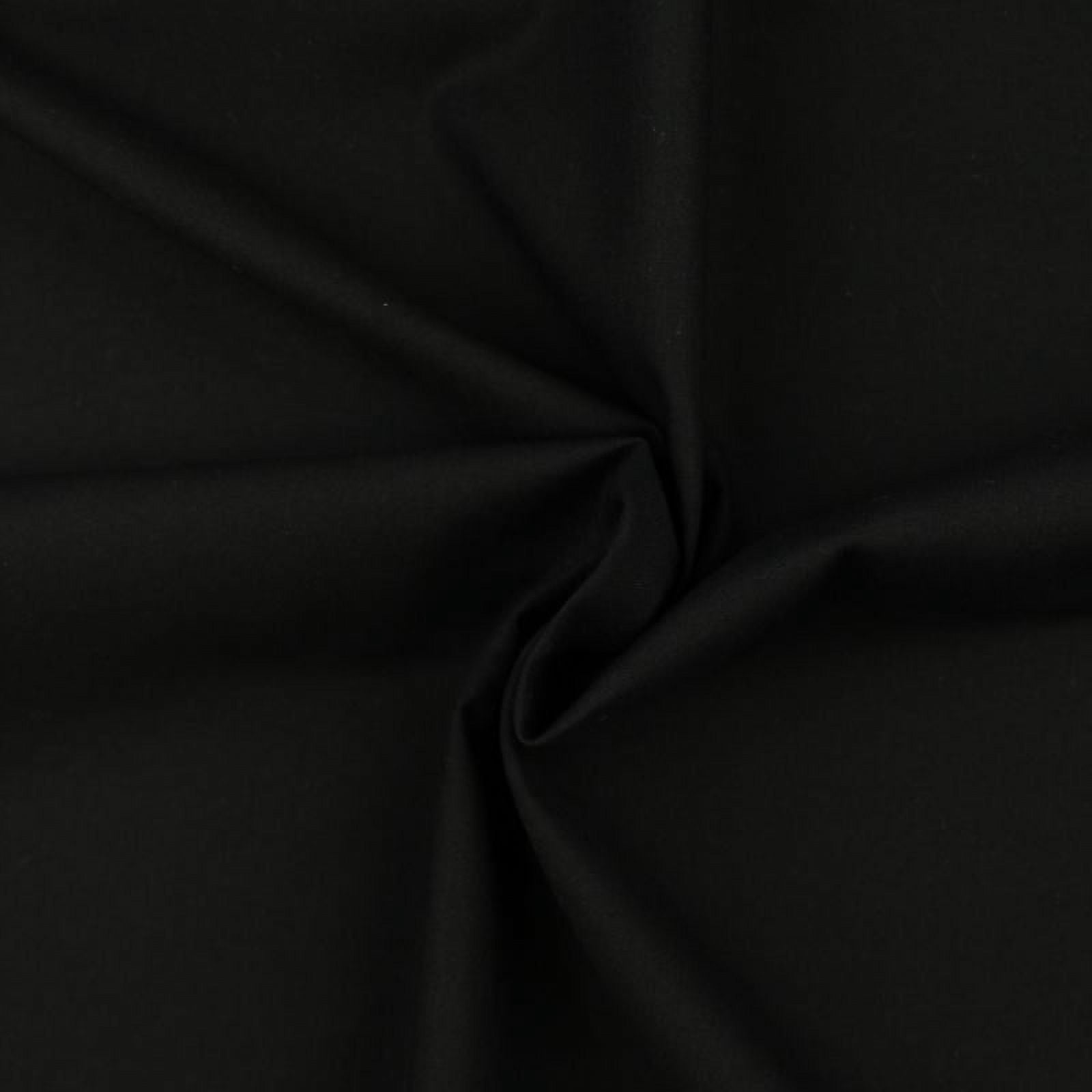 Cotton Bella Solids Black Solid Moda Fabrics Cotton Fabric Print by the Yard (9900-99)