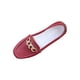 thumbnail image 1 of Mujeres Zapatos Planos Estilo Británico Cadena de Metal Mochilas para las Mujeres, Deslizamiento Del Dedo Del Pie Redondo Del Tamaño Más en Zapatos con Strass, 1 of 9