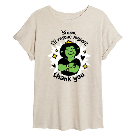 Shrek - Fiona Rescue Myself - Women's Oversized T-Shirt