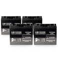 thumbnail image 5 of 4x Pack - Compatible Direct Transport Products TRACER FOLDABLE TRAVEL SCOOTER Battery - Replacement UB12220 Universal Sealed Lead Acid Battery (12V, 22Ah, 22000mAh, T4 Terminal, AGM, SLA), 5 of 6
