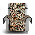 thumbnail image 6 of Yuyamidu Leopard Print Recliner Chair Cover Sofa Slipcover Waterproof Stretch Recliner Couch Protector for Living Room Replacement Reclining Chair Cover Furniture Protector, 6 of 7