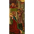 thumbnail image 3 of Meister des Friedrichsaltars 10x18 Black Modern Framed Museum Art Print Titled - Entry of St. Katharina (Around 1450), 3 of 5