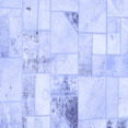 thumbnail image 1 of Ahgly Company Indoor Square Patchwork Blue Transitional Area Rugs, 7' Square, 1 of 4