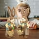 thumbnail image 3 of GOOHOCHY Figuritas de conejito tejidas de paja de Pascua, estatuas de conejo, decoraciones para el hogar, 2 uds., 3 of 8