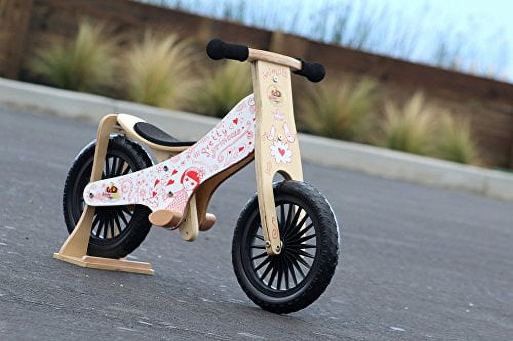 kinderfeets retro wooden balance bike