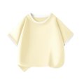 thumbnail image 4 of Juslio Boy Cotton T Shirts Comfortable Breathable Crew, Neck Casual Short Sleeved Tops Shirts Sizes 2-18, 4 of 9