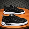 thumbnail image 4 of Men'S Lightweight Breathable Canvas Sneakers - Korean Fashion Casual Shoes with Elastic Closure, Durable Rubber Sole & EVA Cushioning for Sports & Casual Attire, All-Season Comfort, 4 of 5
