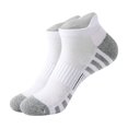 thumbnail image 3 of CNEJRHG 6Pairs Mens Womens Socks Ankle Socks for Men Women Low Cut Cushioned Breathable Socks White#2, 3 of 3