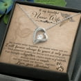 thumbnail image 2 of To My Beautiful Nurse Wife Forever Necklace w Message Card, 2 of 20