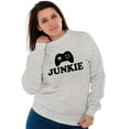 thumbnail image 4 of Video Game Junkie Gamer Nerdy Gaming Sweatshirt for Men or Women Brisco Brands S, 4 of 6