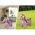 thumbnail image 7 of Lexibook Inflatable Jumping Unicorn, Manual pump included, Secure and durable plastic, Pink, BG050UNI, 7 of 7