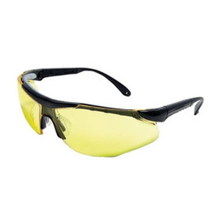 

Radnor Elite Plus Series Safety Glasses With Black Frame And Amber Lens (14 Pack)