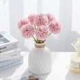 thumbnail image 5 of 5 piezas de bolas de seda de crisantemo para el hogar, flores decorativas para bodas, decoraciones navideñas, jarrón de bricolaje para plantas artificiales de hortensias falsas, 5 of 5