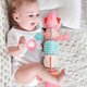 thumbnail image 3 of 23in Multi Sensory Animal Crinkle Toy Plush Soothe Musical Stuffed Animal Activity Toy Pink, 3 of 4
