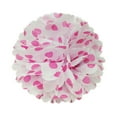 thumbnail image 4 of Wrapables 12" & 8" Set of 5 Tissue Pom Poms Party Decorations for Weddings, Birthday Parties Baby Showers and Nursery Décor, Hot Pink & Polka Dots, 4 of 4