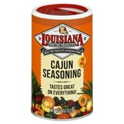 Louisiana Fish Fry Products Cajun Seasoning, 8 oz Container.  Perfect season all spice for cooking.