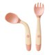 thumbnail image 2 of Utensilios Para Bebés Cuchara Tenedor Juego Niños Alimentación Cuchara De Entrenamiento Cuchara De Silicona Suave Y Flexible Moyic  BA001271-03, 2 of 6